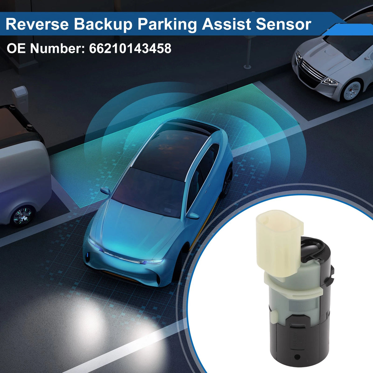 Reverse Backup Parking Sensor for BMW 525i (2004–2007) No.66210143458