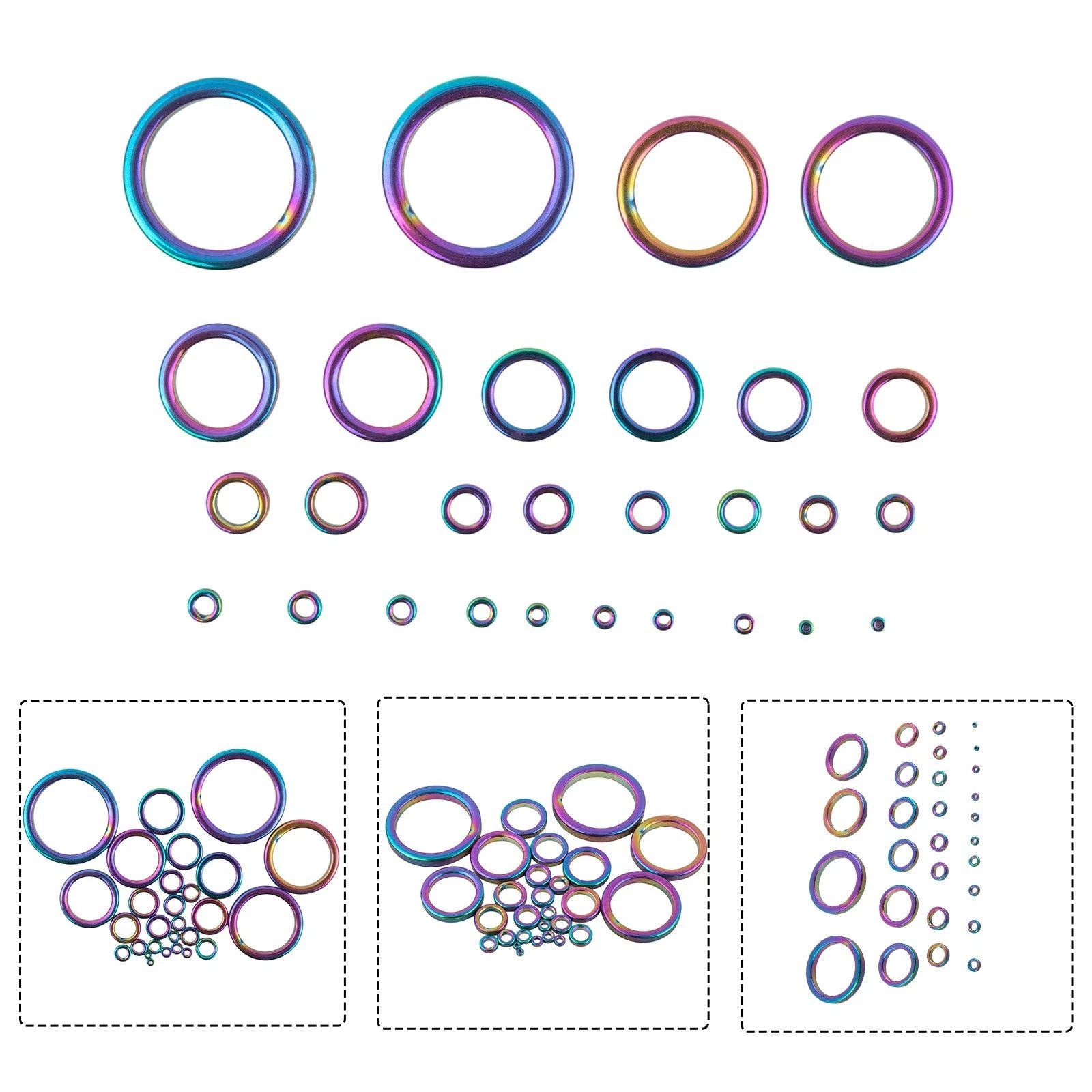 Fishing Rod Ring Guide Replacement Kit