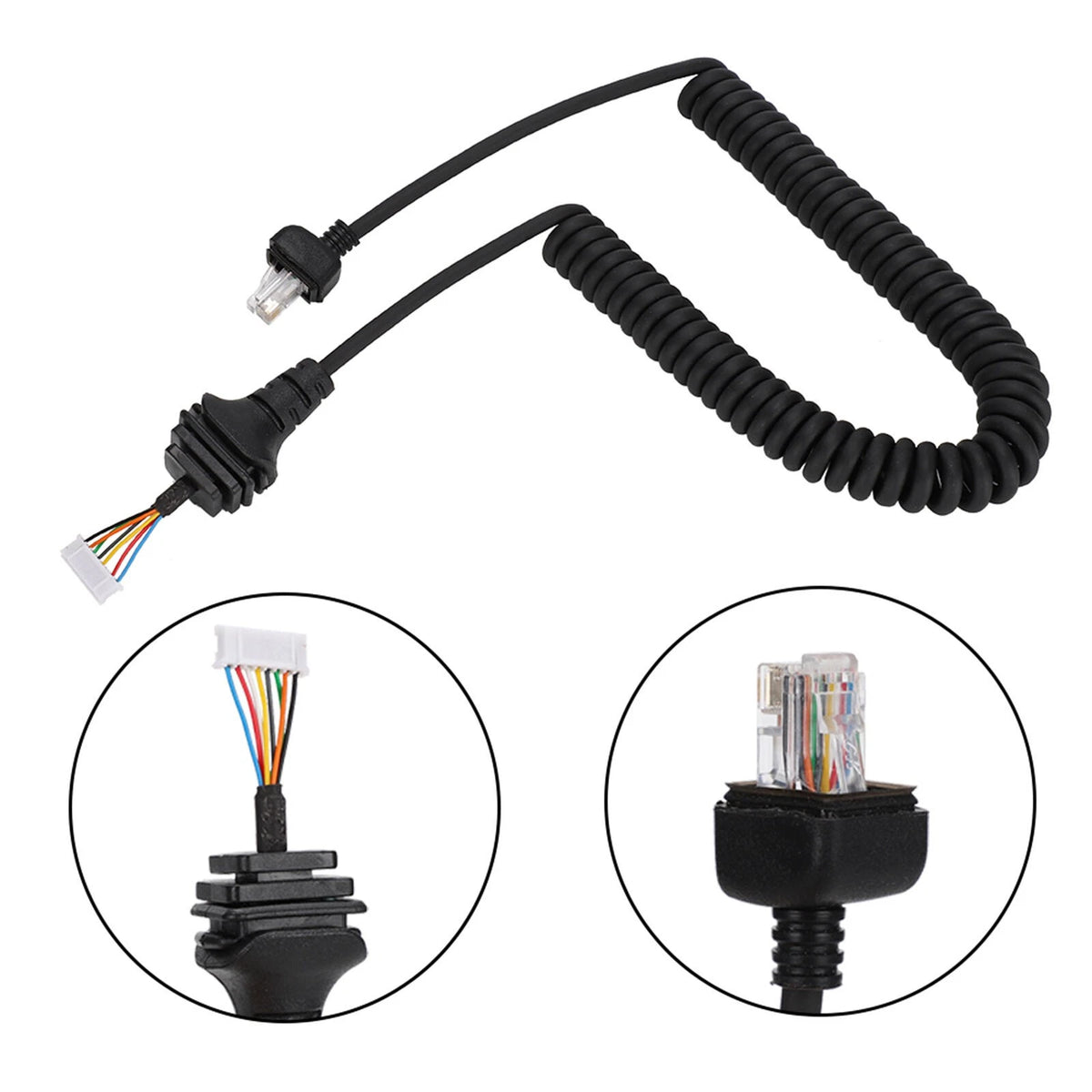 Speaker Mic Replacement Cord for ICOM HM152/HM154/ID-880H (No Year)