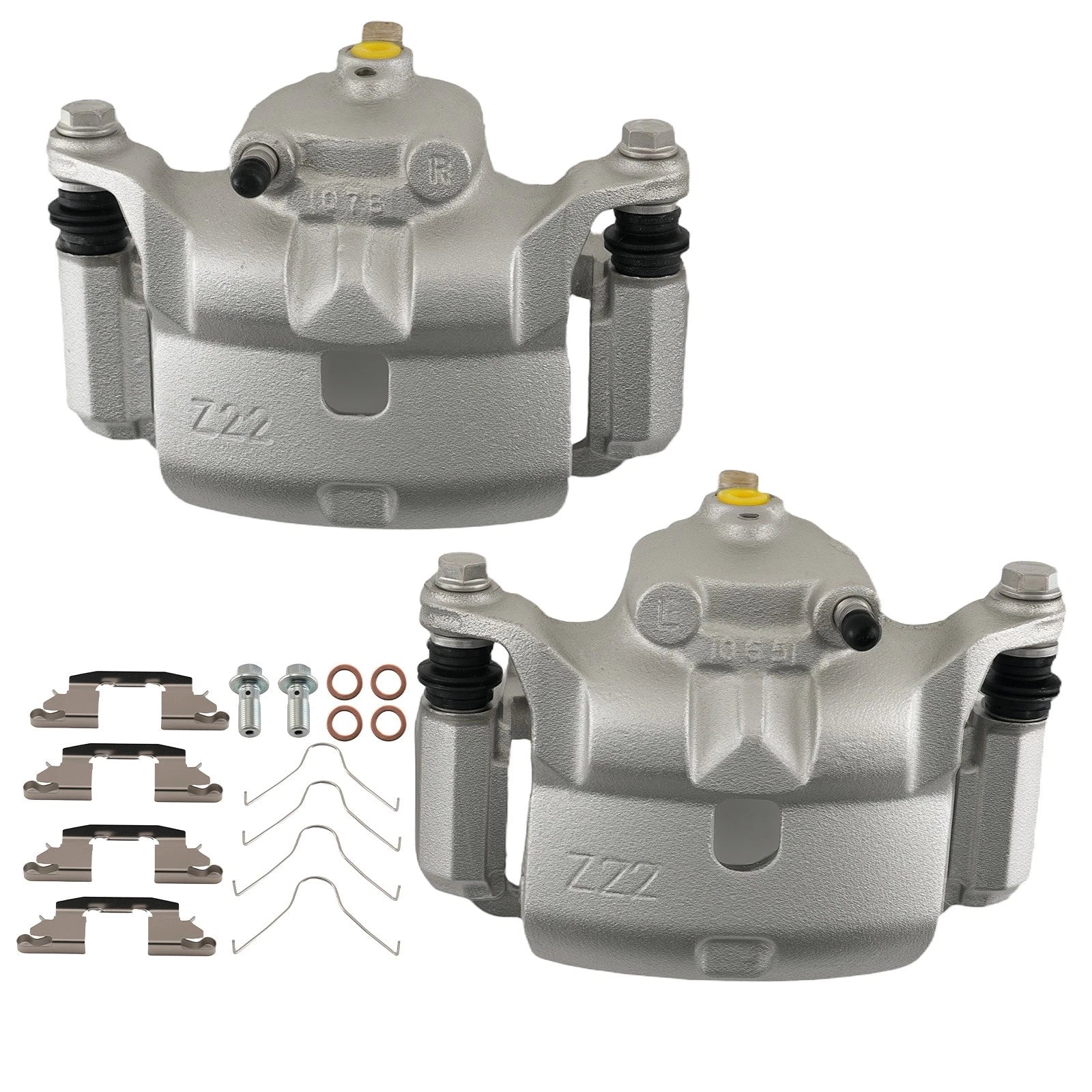 Front Left & Right Disc Brake Calipers Set for Nissan March Micra Versa Note