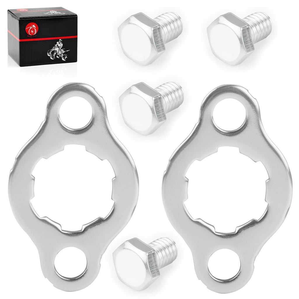 2X Engine Front Sprocket Retainer Plate with Hex Bolt for Honda XL75 (1977–1979)