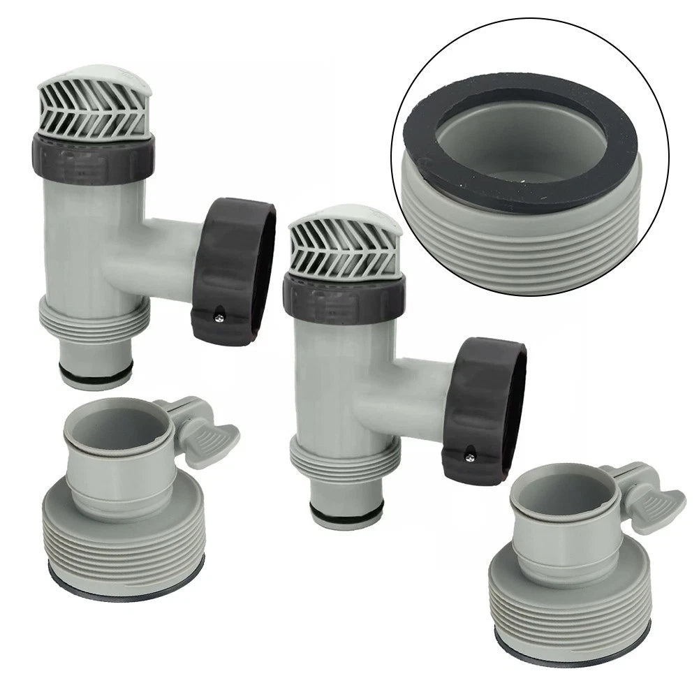 Pool Piston Valve with Type B Hose Adapter for Above Ground Pool Systems