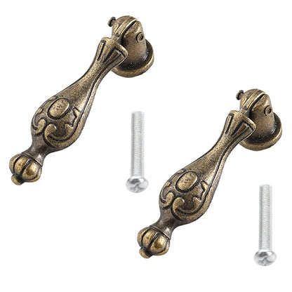 Elegant Antique Handle for Cabinets and Drawers (Vintage Bronze)