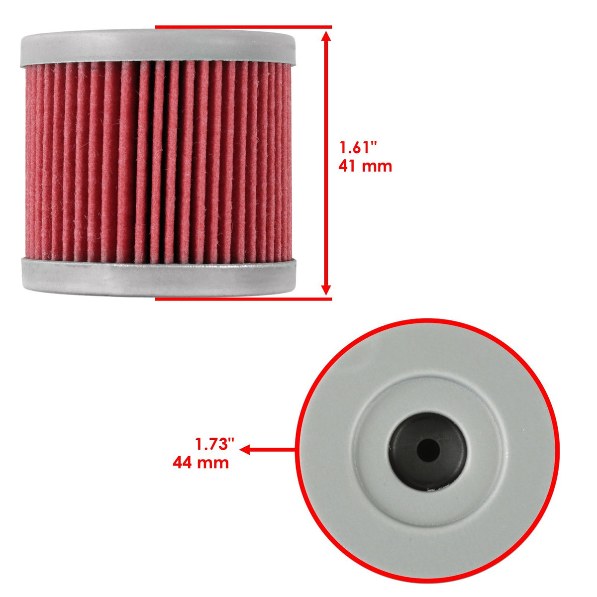 Oil Filter Replacement for Suzuki Outboard DF15 15HP (DF15EL DF15ES) (2011–2018)