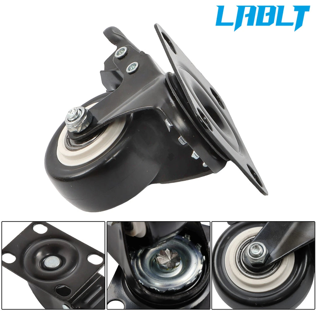 8pcs 2" Heavy Duty Locking Caster Wheels with Brake for Universal Use