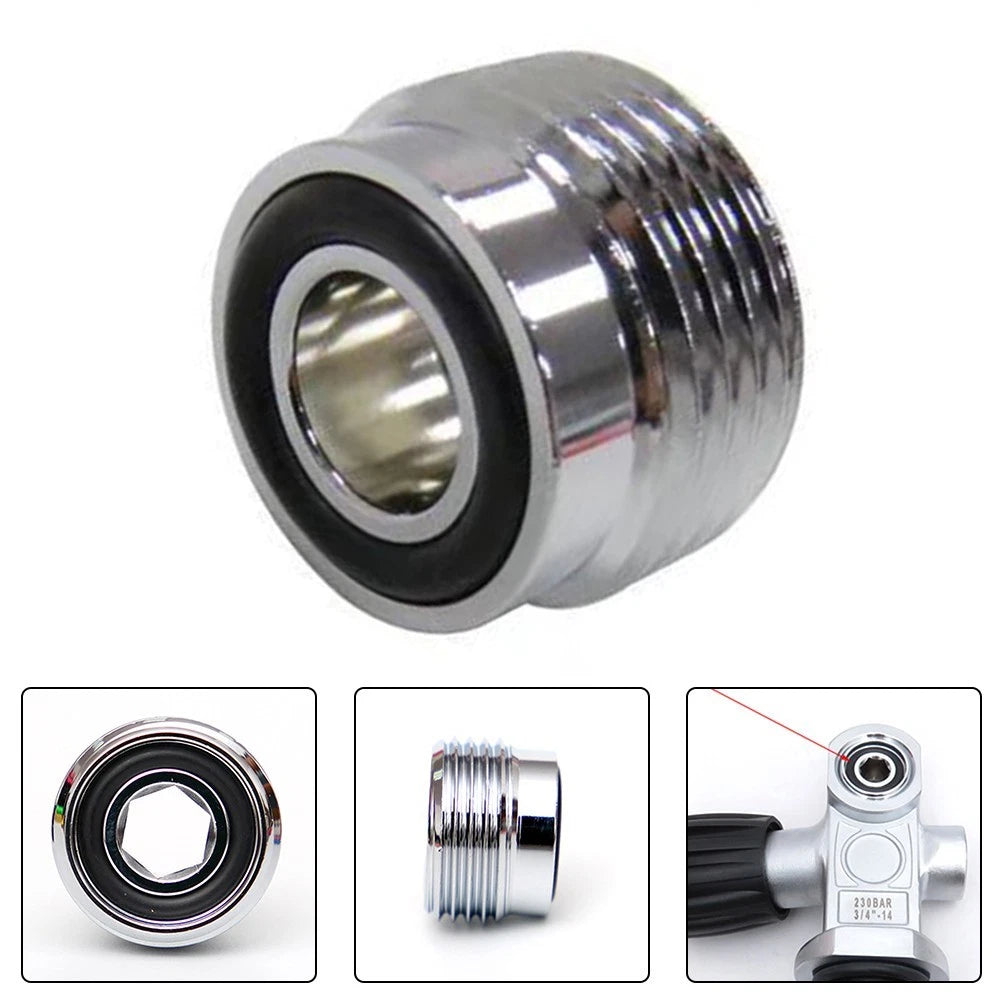Cylinder Adapter Valve Screw for Scuba Diving Cylinder