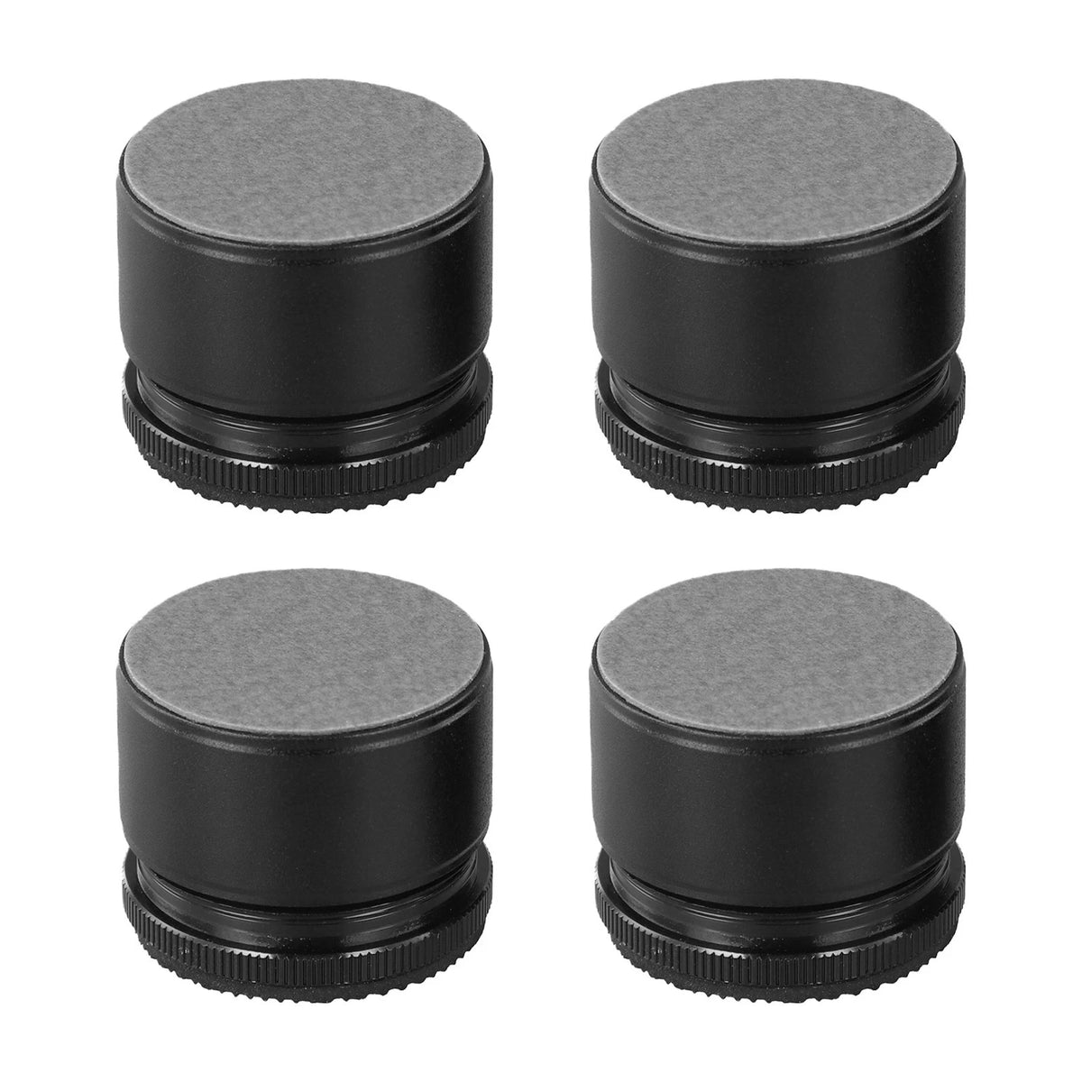 Set of 4 Aluminum Alloy Non Slip Bed Risers for Adjustable Applications