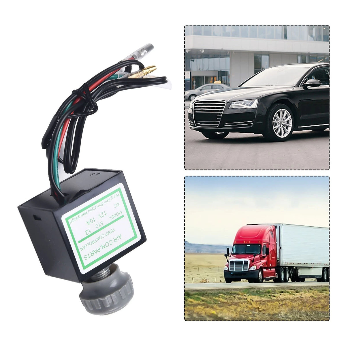 12V 10A Car Air Conditioner Thermostat Switch for Universal Applications