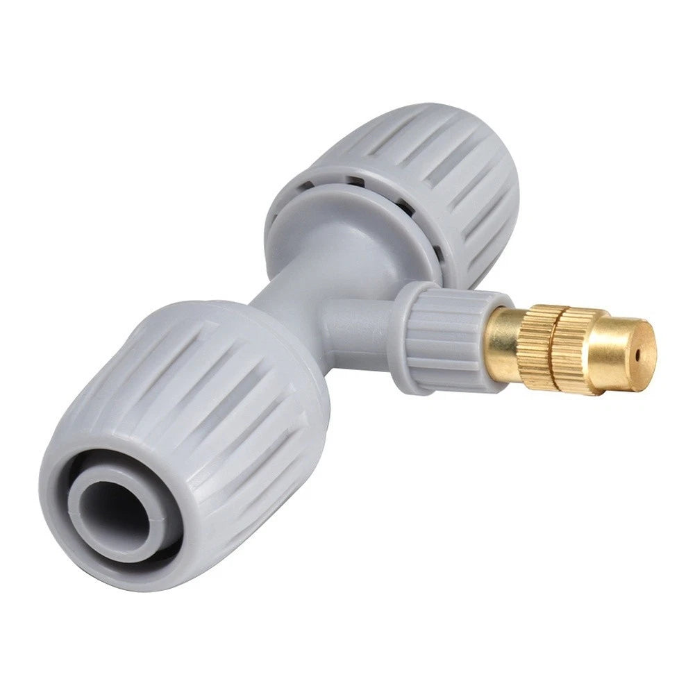 16PE Pipe Compatible Small Copper Mist Nozzle for Split Cooling Irrigation