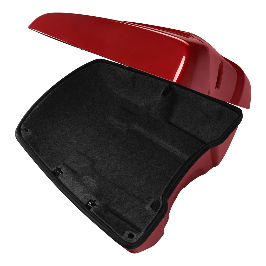 Low Profile Trunk for Indian Chieftain Roadmaster (2014–2025) Ruby Metallic
