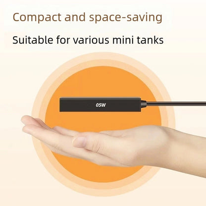 USB Powered Fish Tank Heating Rod for Aquariums (Efficient Heat Control)