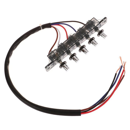 5 Position Mechanical Push Button Switch for Range Hoods