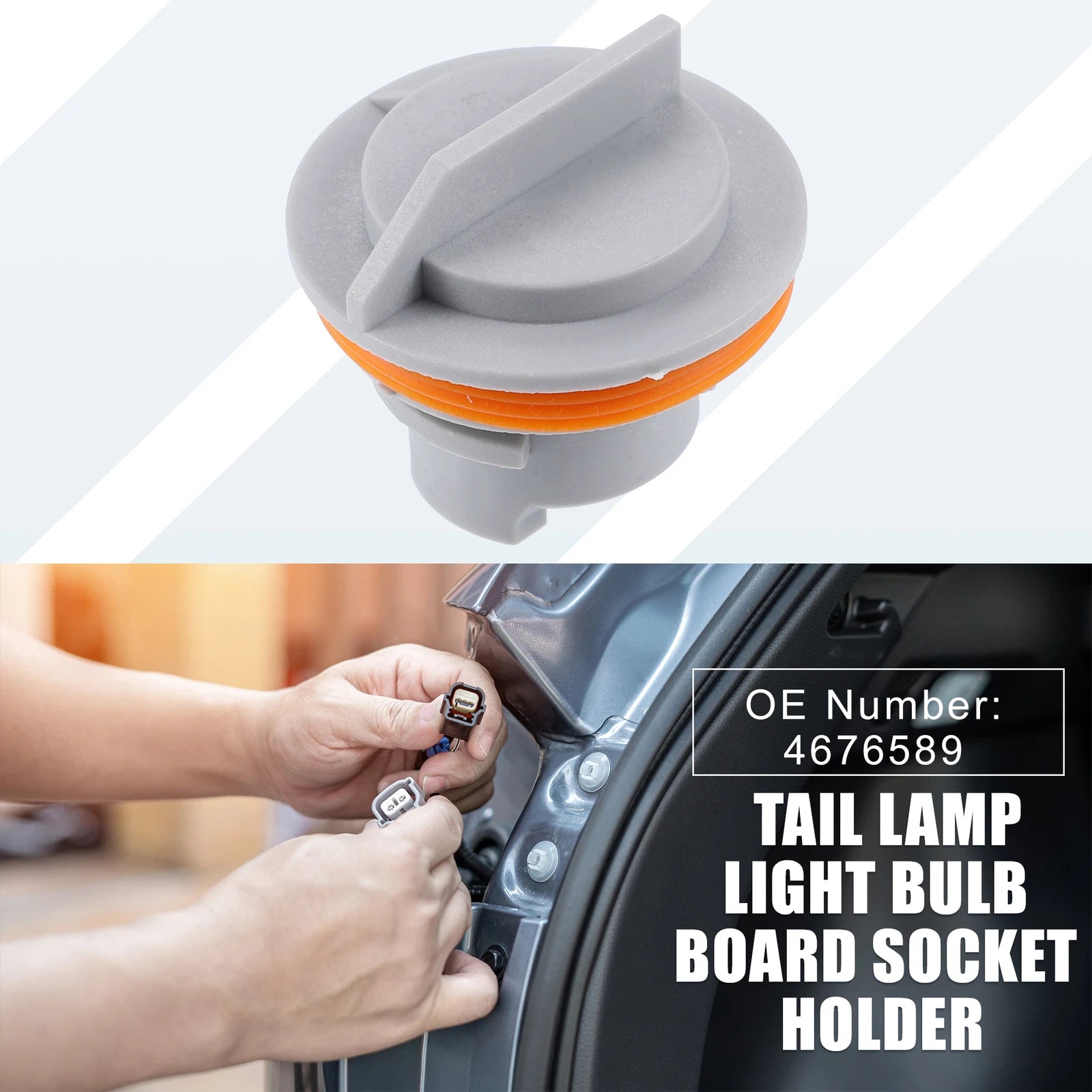 Tail Light Bulb Socket Holder for Jeep Grand Cherokee (2001–2004)