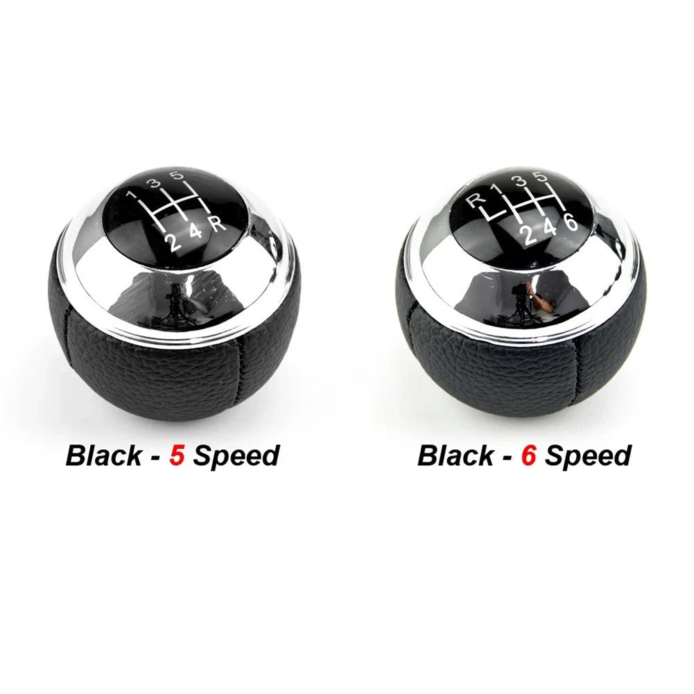Shift Knob for MINI Cooper (Leather, Chrome Finish)