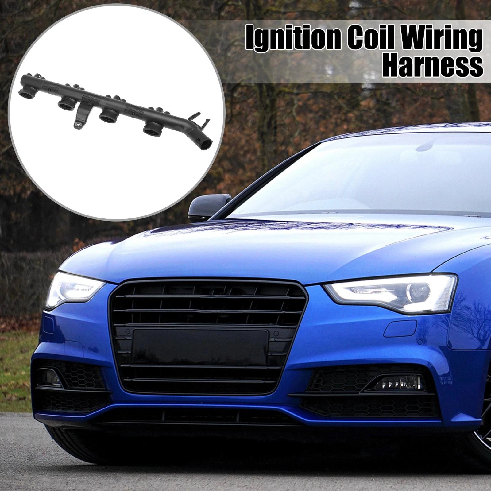 Ignition Coil Wire Wiring Harness for Audi A4 A6 S4 Q5 S5 (2010–2019)