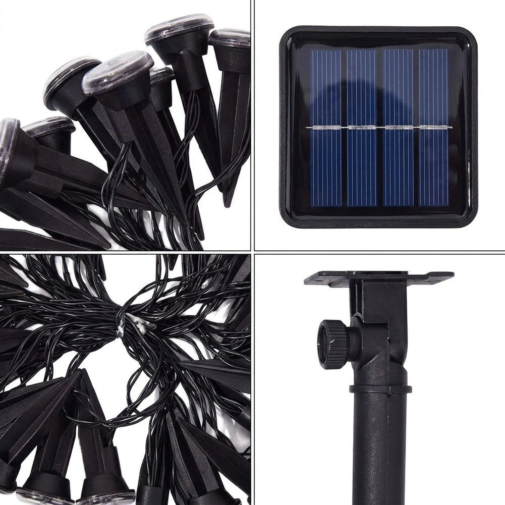 Outdoor LED Solar Ground Light for Pathway Garden Driveway
