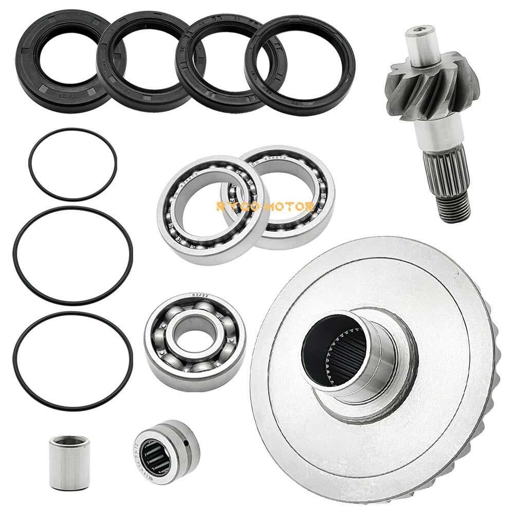 Rear Differential Ring Pinion Gear Bearing Seal Kit for Honda TRX300FW (1998–2000)
