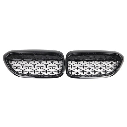 Front Kidney Grille for BMW 5 Series G30 G31 (2017–2019) Glossy Black