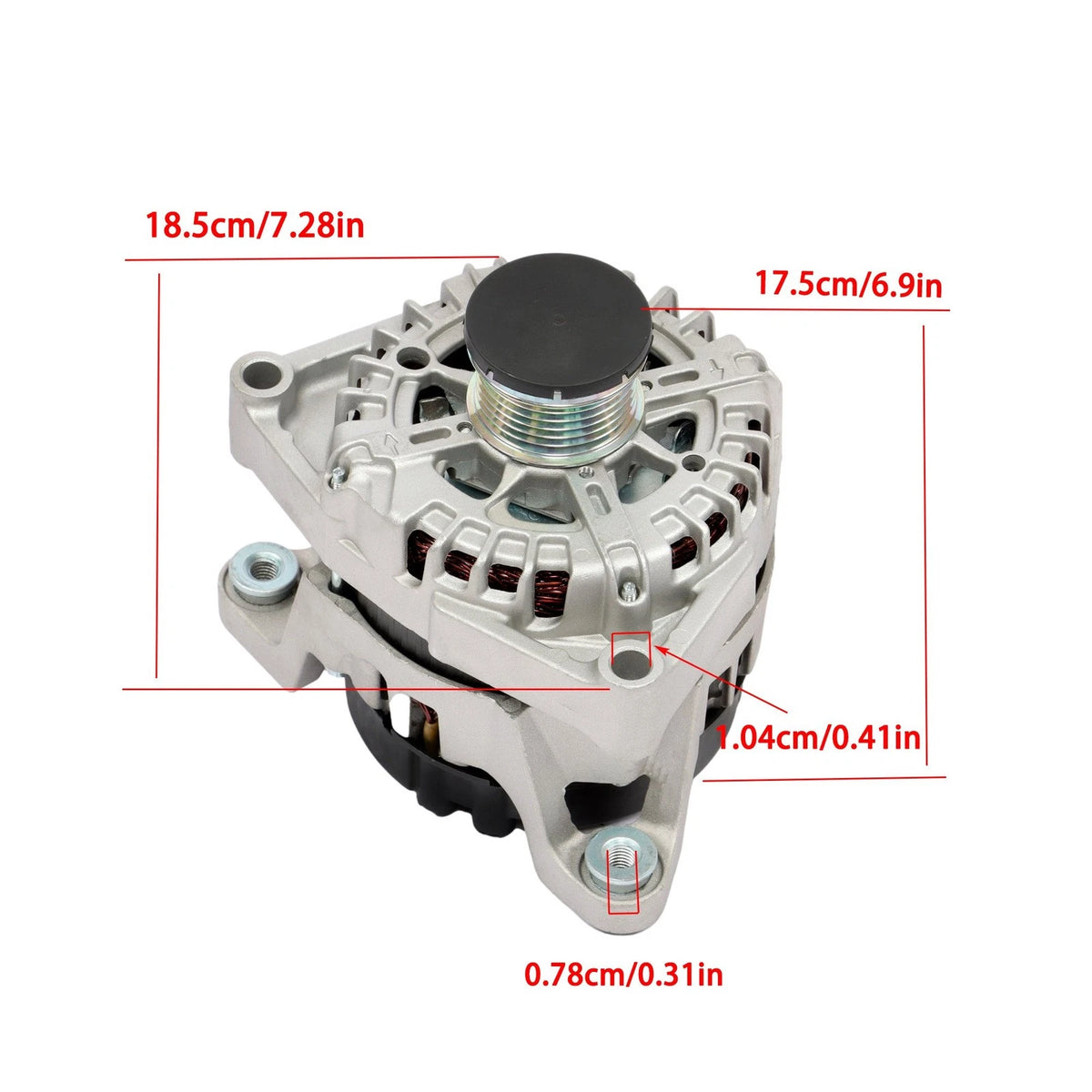130Amp Alternator for Chevrolet Cruze (2012–2016) L4 1.4L