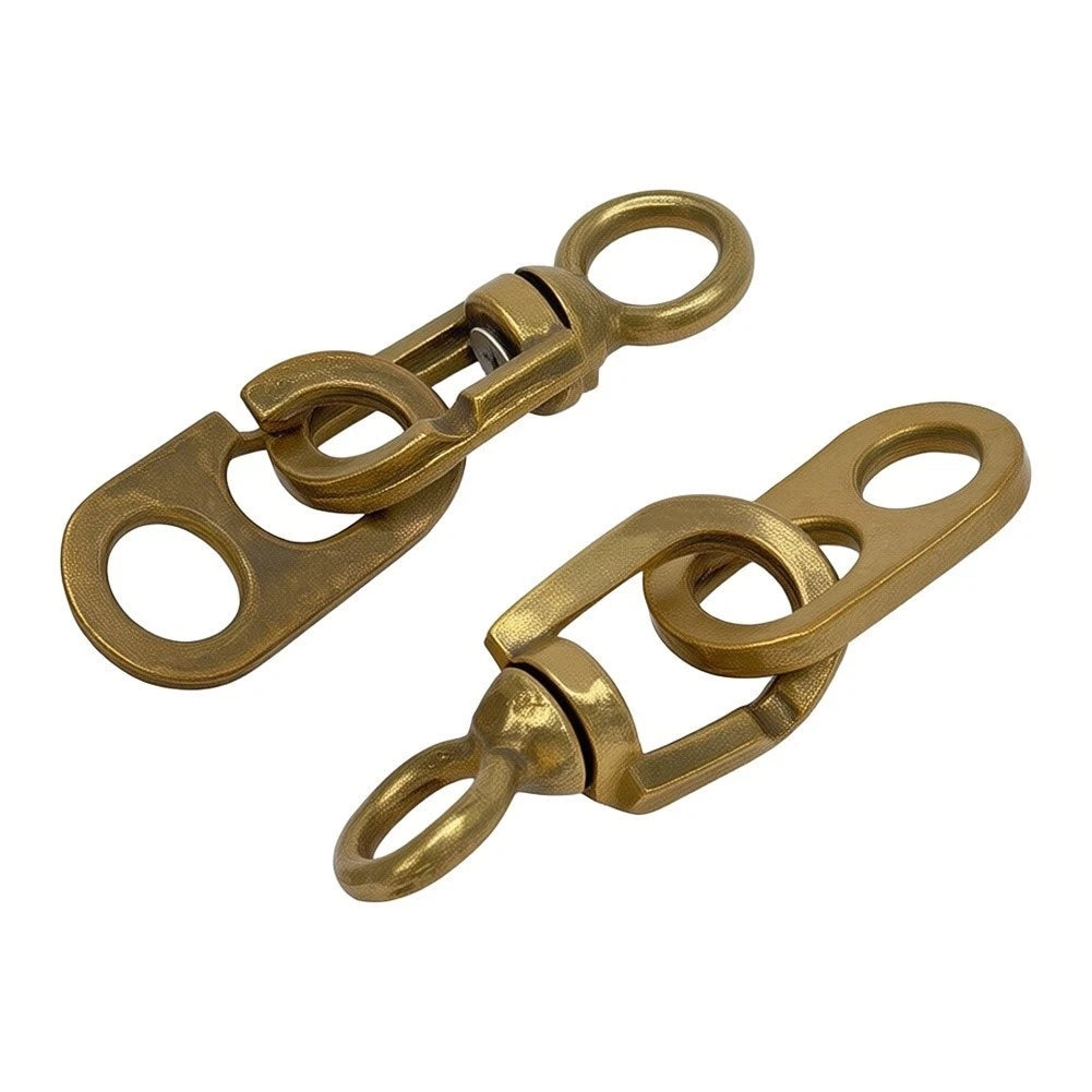 Brass Swivel Snap Hook Flag Pole Attachment for Boat Flag Clip