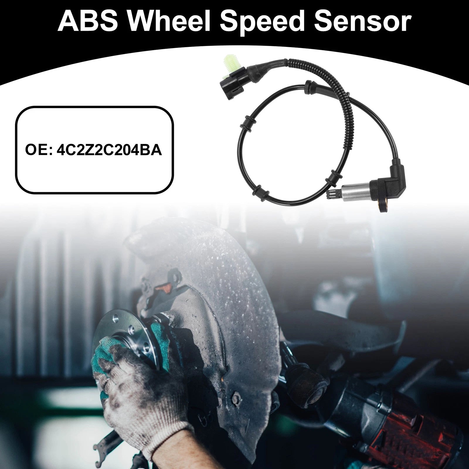 ABS Wheel Speed Sensor Front Right Replacement for Ford E-150 (2005–2014)