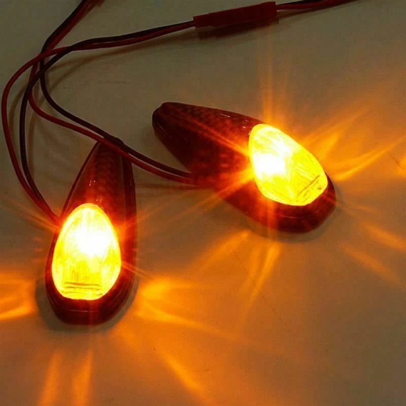 2X LED Turn Signal Blinker Indicator Light for Motorcycle (12V)