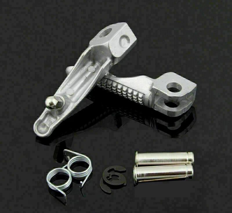Front Bracket Footrest Footpeg Set for Kawasaki ZX6R ZX10R (2003–2012)