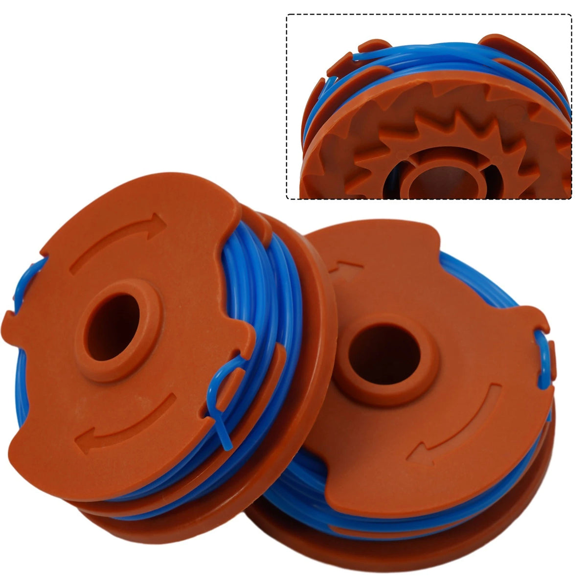 Set of 2 Line Spools for Lawn Mower MGT35025