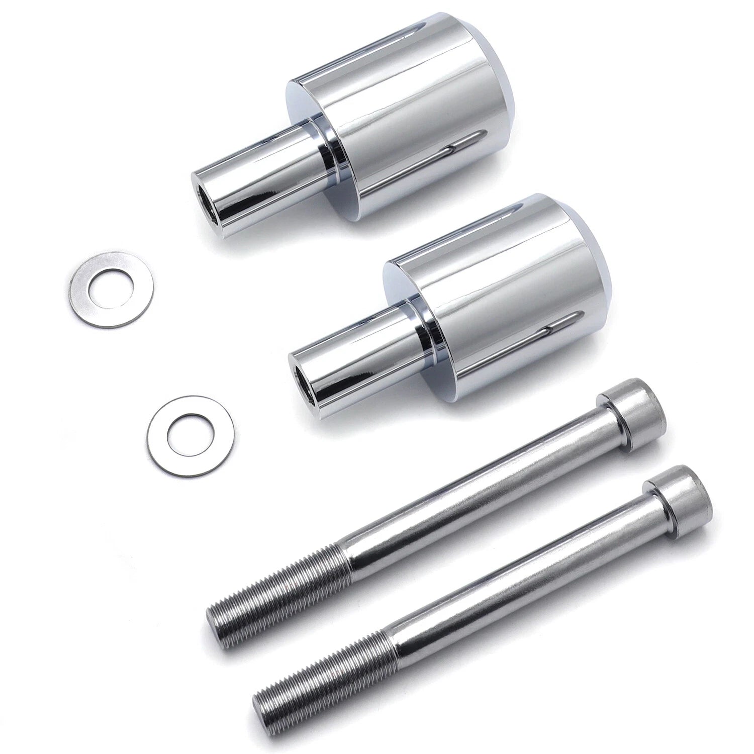 Chrome Frame Sliders for Honda CBR 600RR (2003–2006)