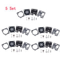 Set of 5 Carburetor Repair Kits for ECHO PB230 PB231 SRM230 SRM231 GT-200 ZAMA RB-107