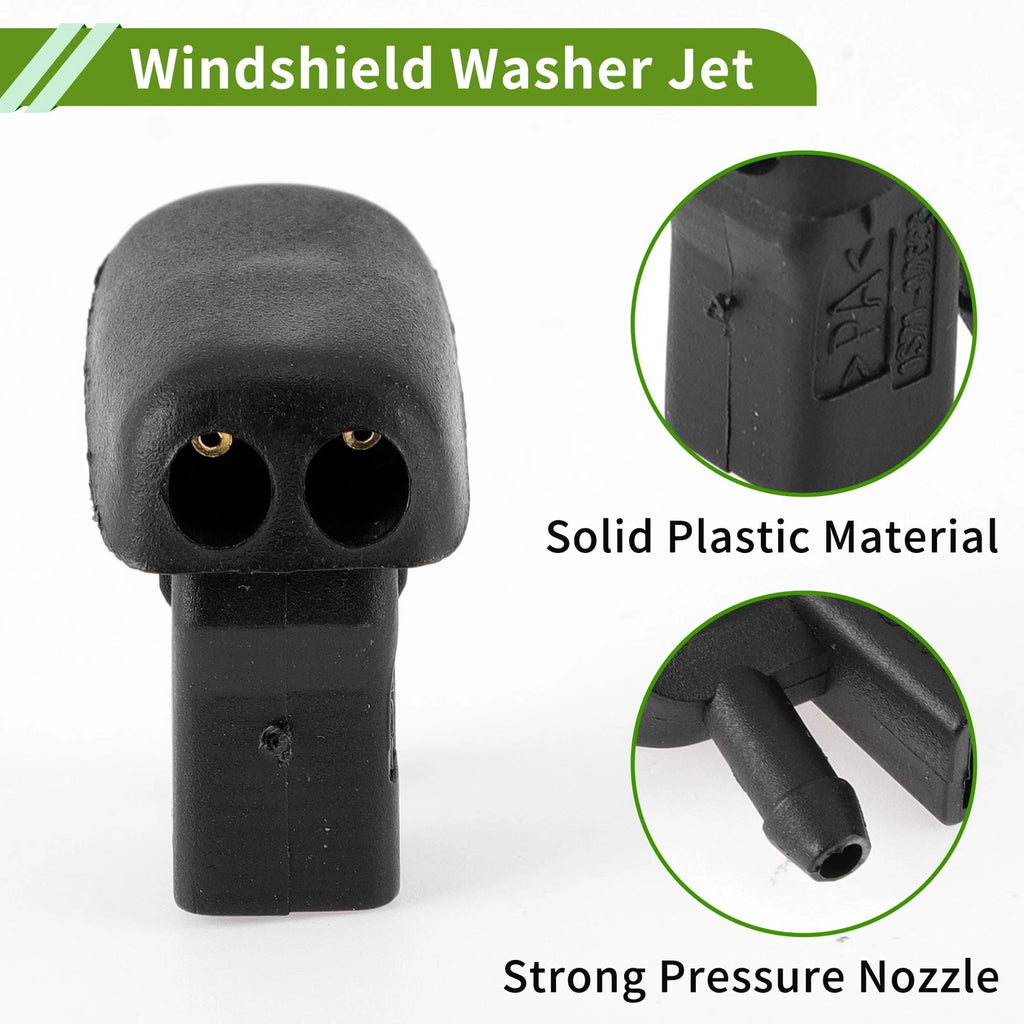 Windshield Washer Nozzle w/ Hose Connector for Jaguar (No.C2S16868)