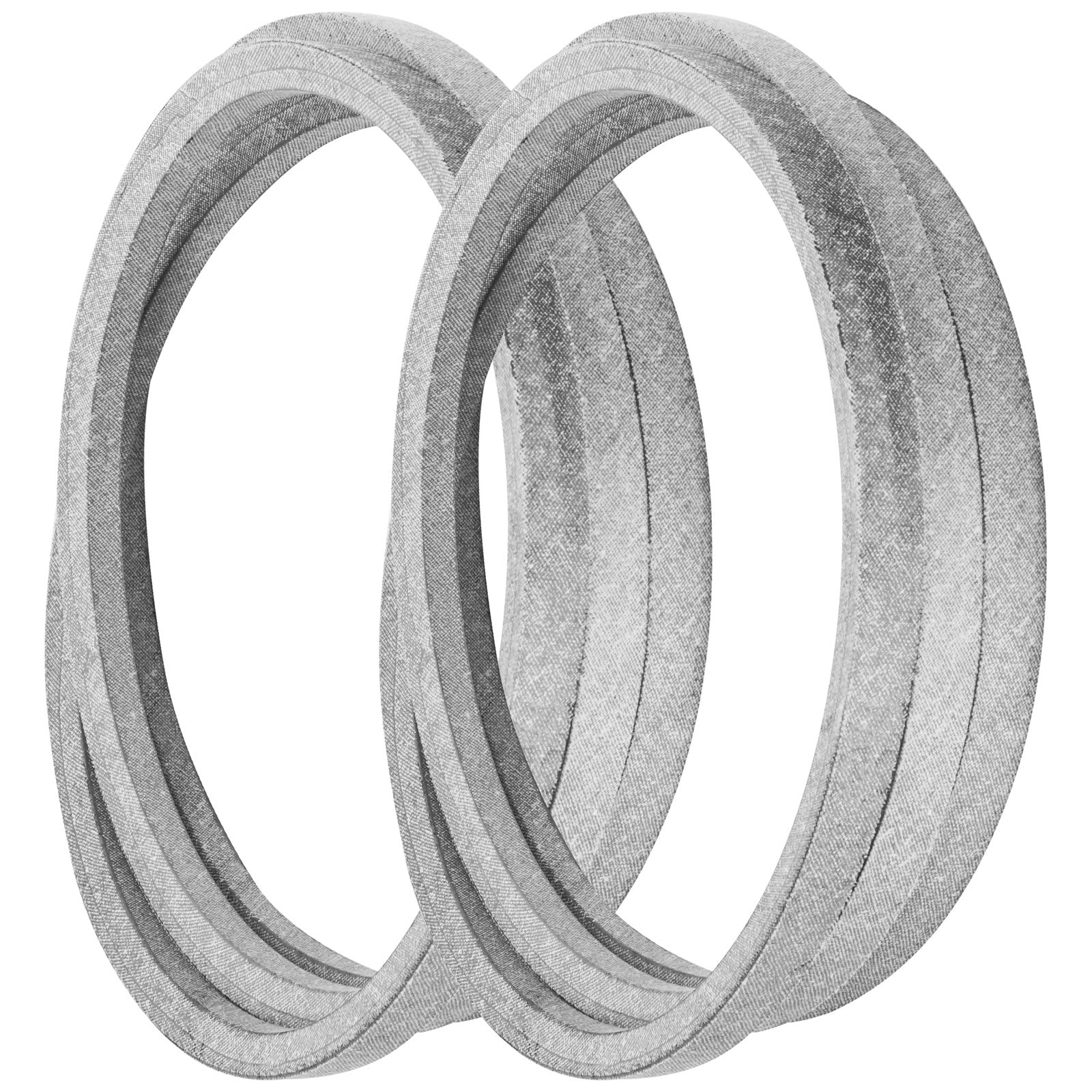 Secondary Deck Drive Belts Set for Jonsered LT19 LT2119 LT2122 (48 in)