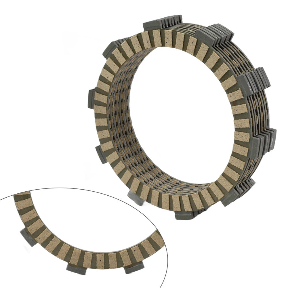 8x Clutch Friction Plates for Honda Interceptor VFR800FI (2000–2001)
