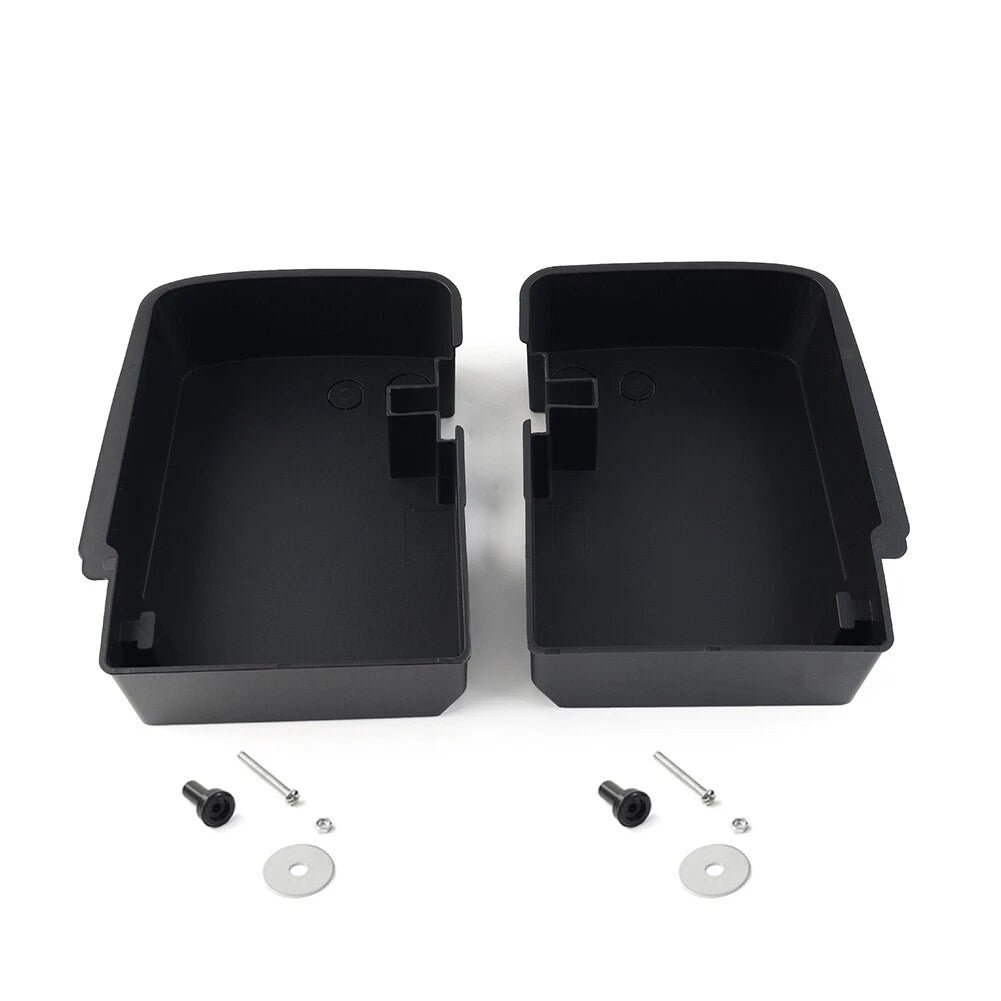 Pair Saddlebag Tray Organizer For Harley Road King Electra Glide 2014-2023