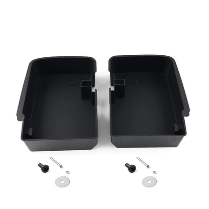 Pair Saddlebag Tray Organizer For Harley Road King Electra Glide 2014-2023