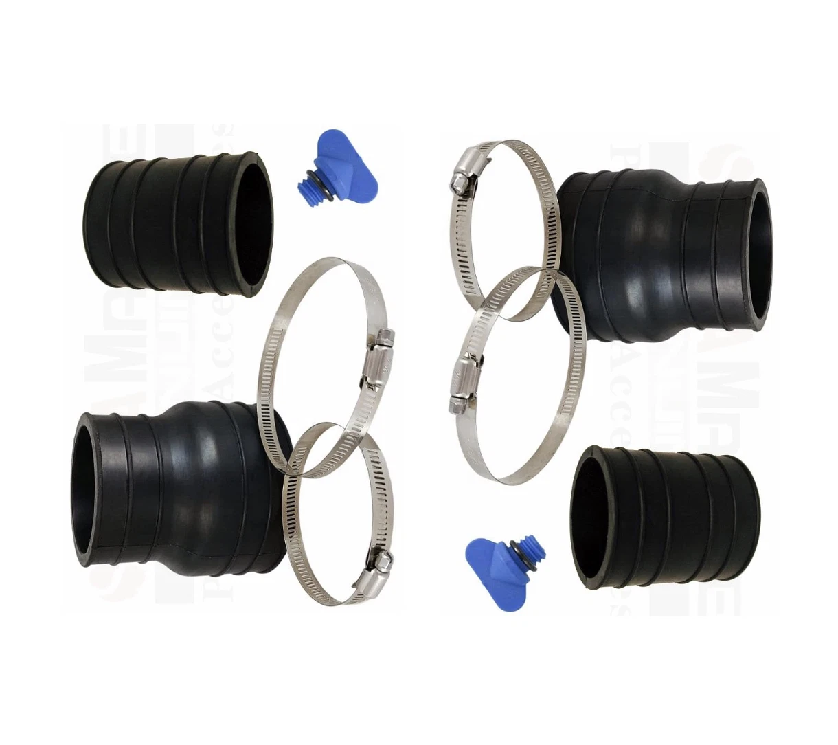 Set of 2 Exhaust Bellows for MerCruiser 120 140 70981A3 32-90949T