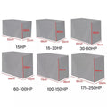 Outboard Engine Cover for Boat Motor (60-100 HP) - High Density Waterproof Silver