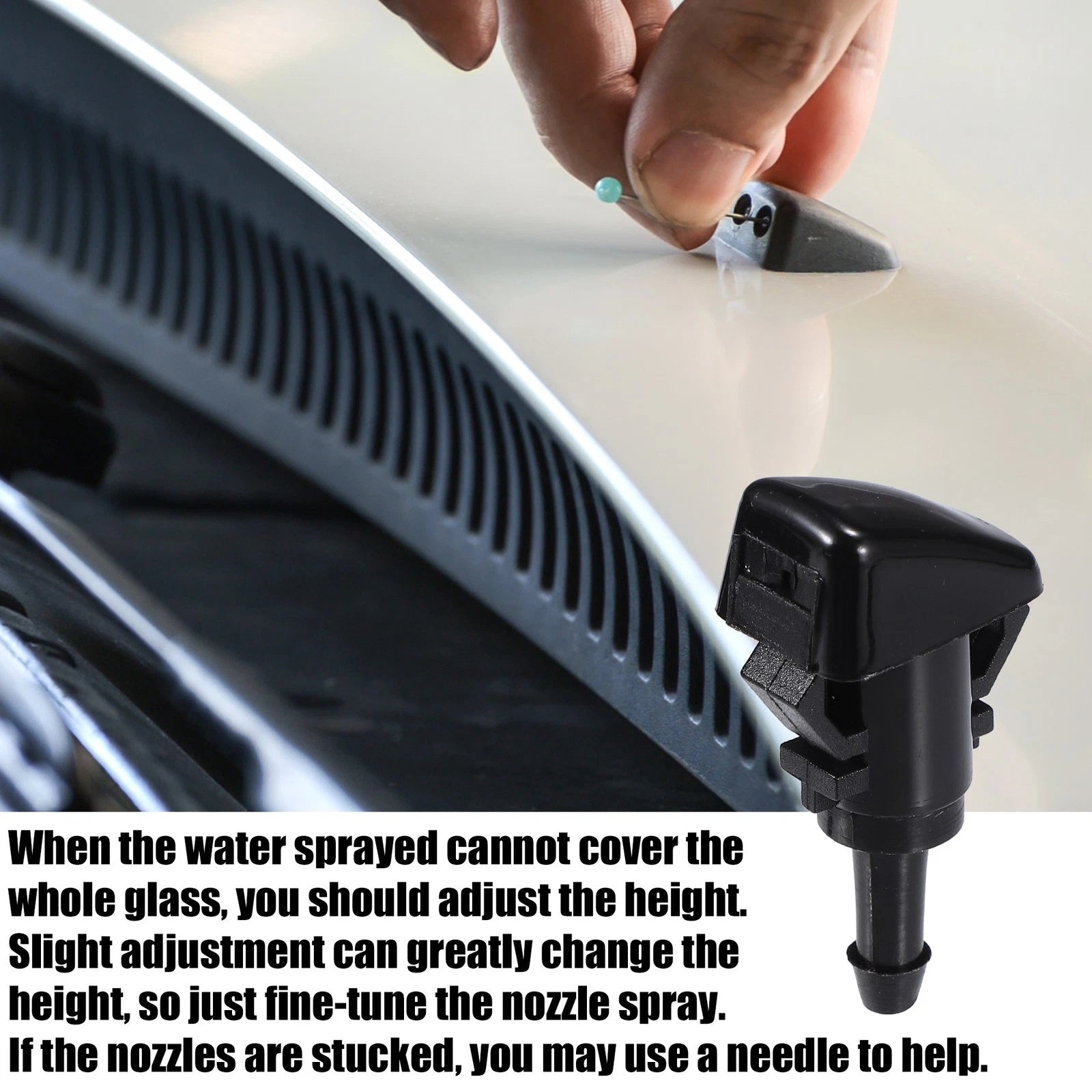 Washer Nozzle Sprayer Set Replacement for Chrysler 200 (2011–2014)