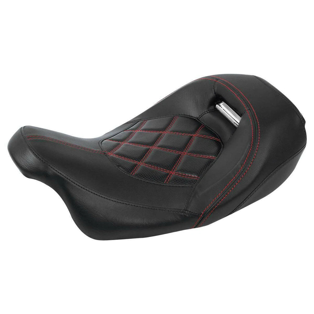 Driver/Passenger Seat for Harley Road Glide (2009–2023) Red Stitching