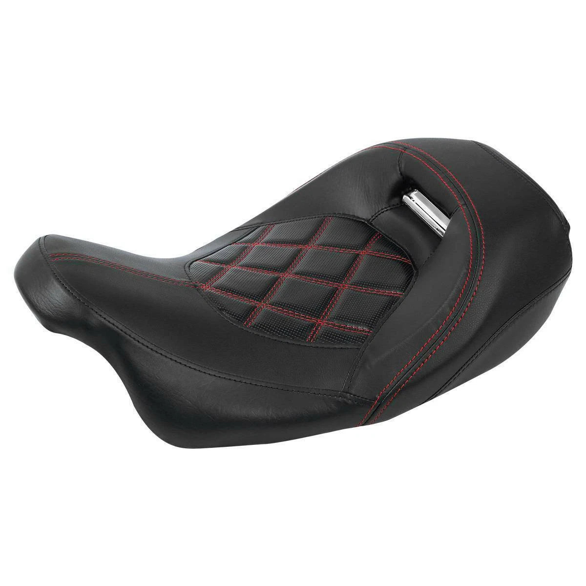 Driver/Passenger Seat for Harley Road Glide (2009–2023) Red Stitching