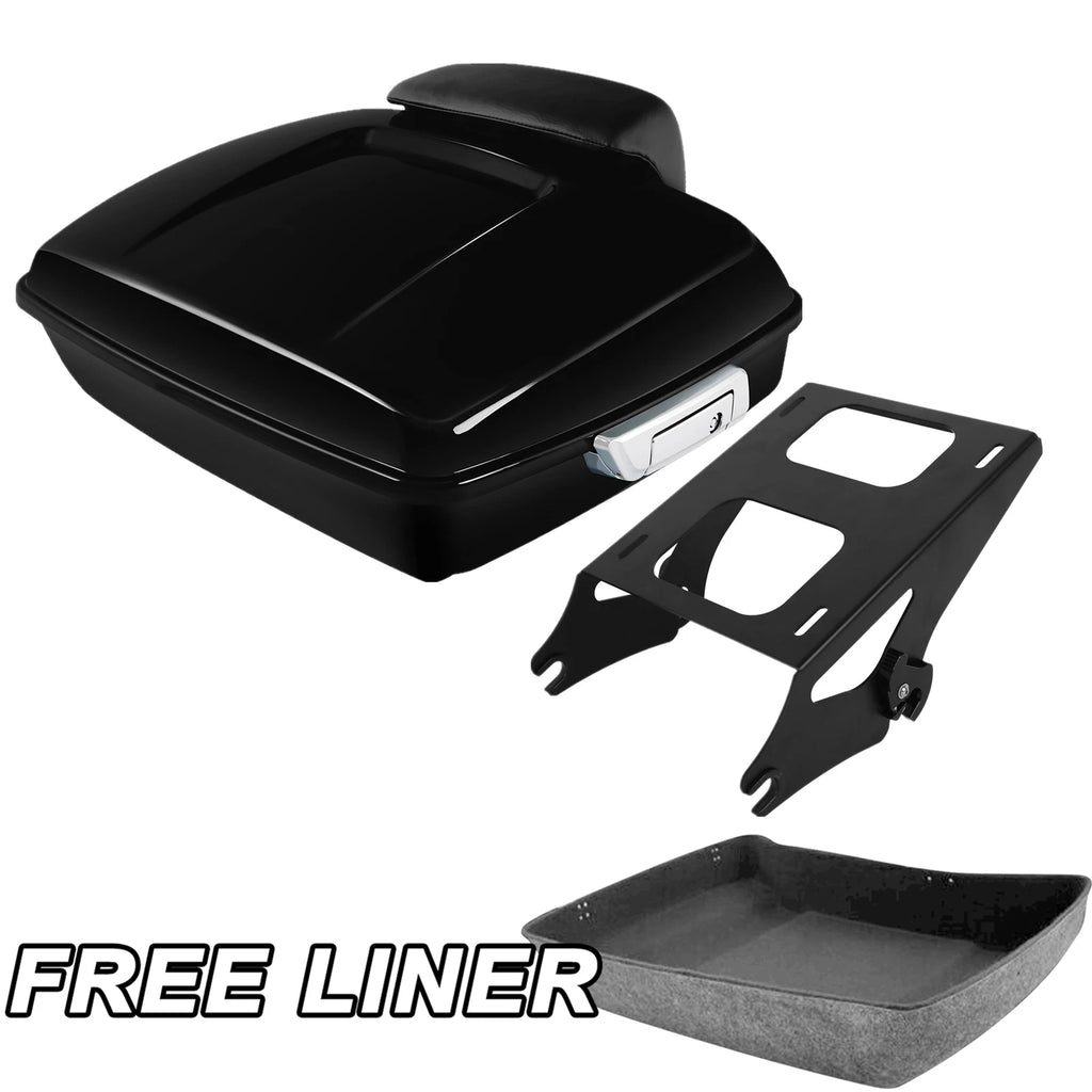 Trunk Pad Mount Rack for Harley Electra Road Glide (2014–2026) Black