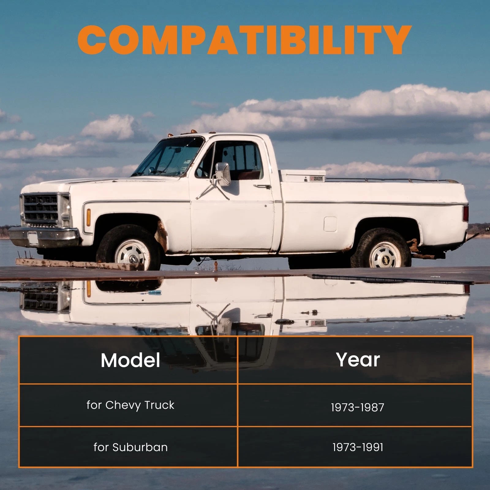 Motor Mount Conversion Kit for Chevy 6BT Cummins Engine (1973–1987) 2WD