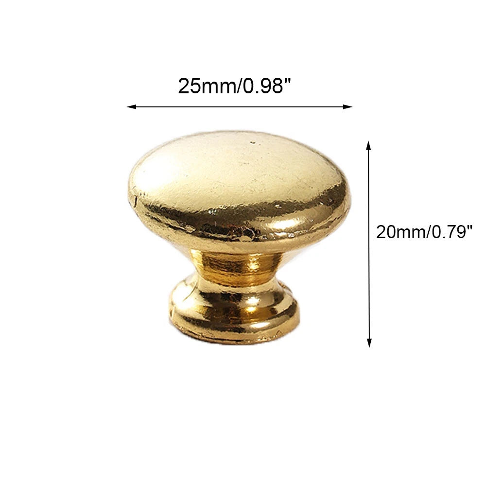 2X Antique Mini Round Cabinet Drawer Pull Knob Handle for