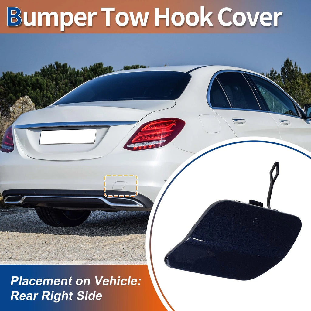 Rear Tow Hook Cover Replacement for Mercedes-Benz A-Class W177 (2019–2022)