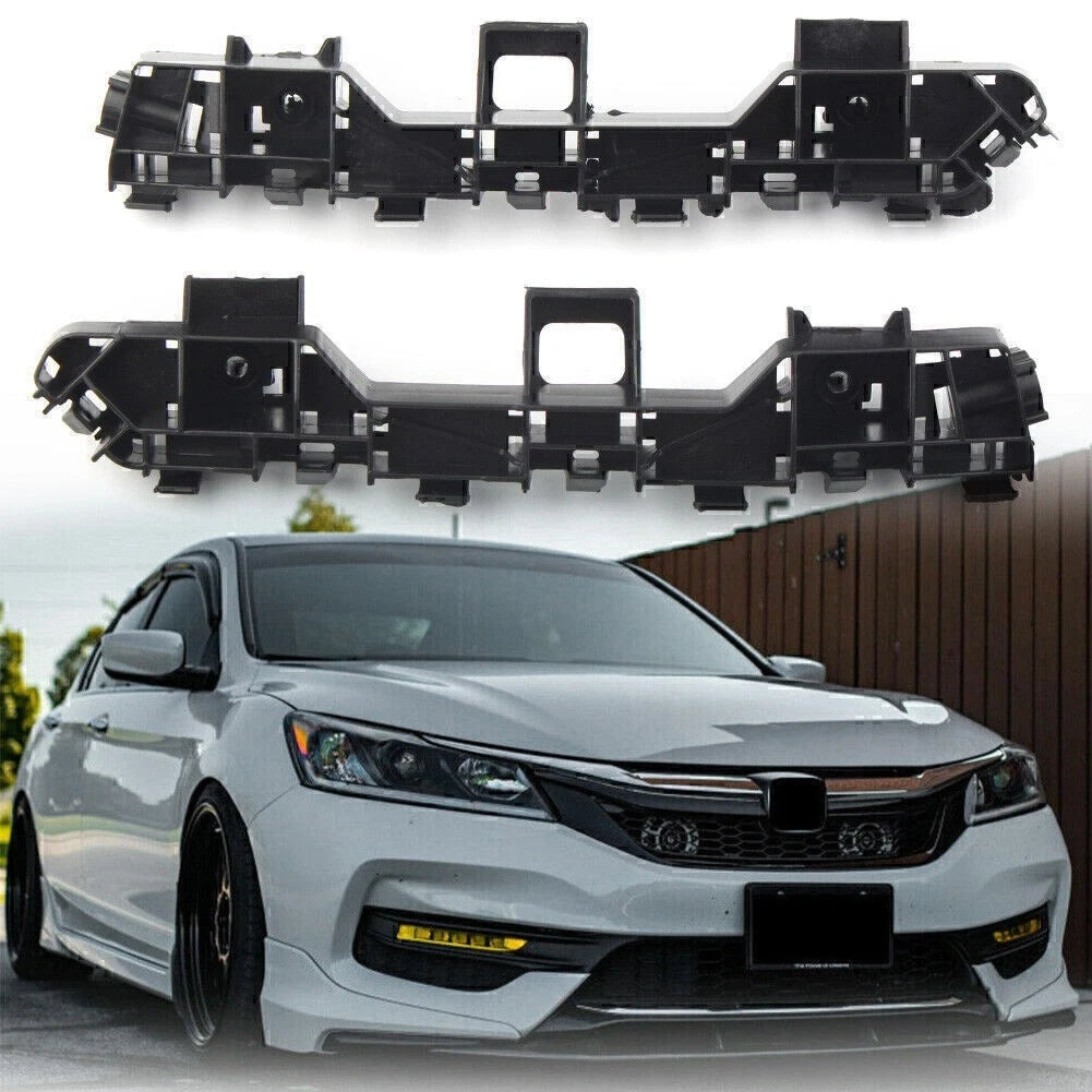 Front 2PC Bumper Bracket Beam Mount Support For Honda ACCORD Sedan 2013-2017 14