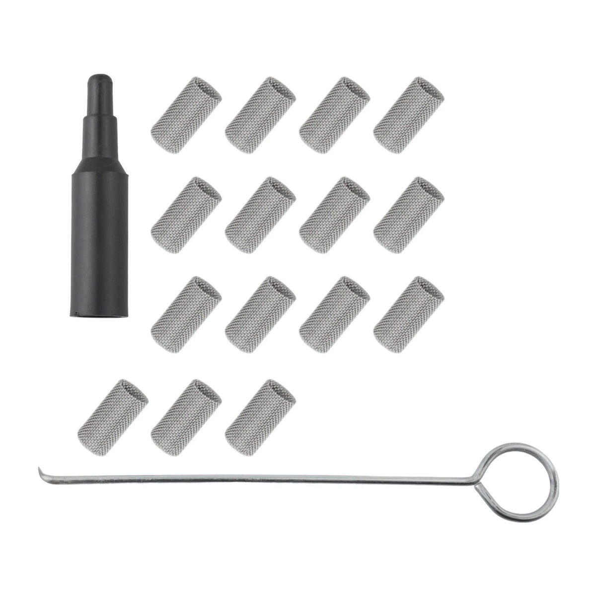 17-Piece Heater Glow Pin Filter and Hook Tool Set for Car and Truck Systems