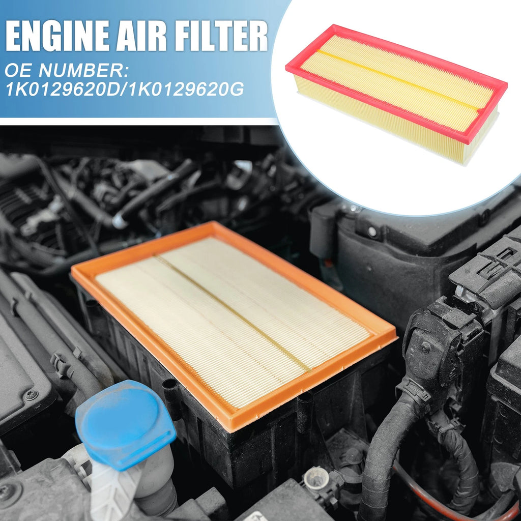 Engine Air Filter Replacement for Audi A3 2.0L (2008–2013) and Q3 (2012–2018)