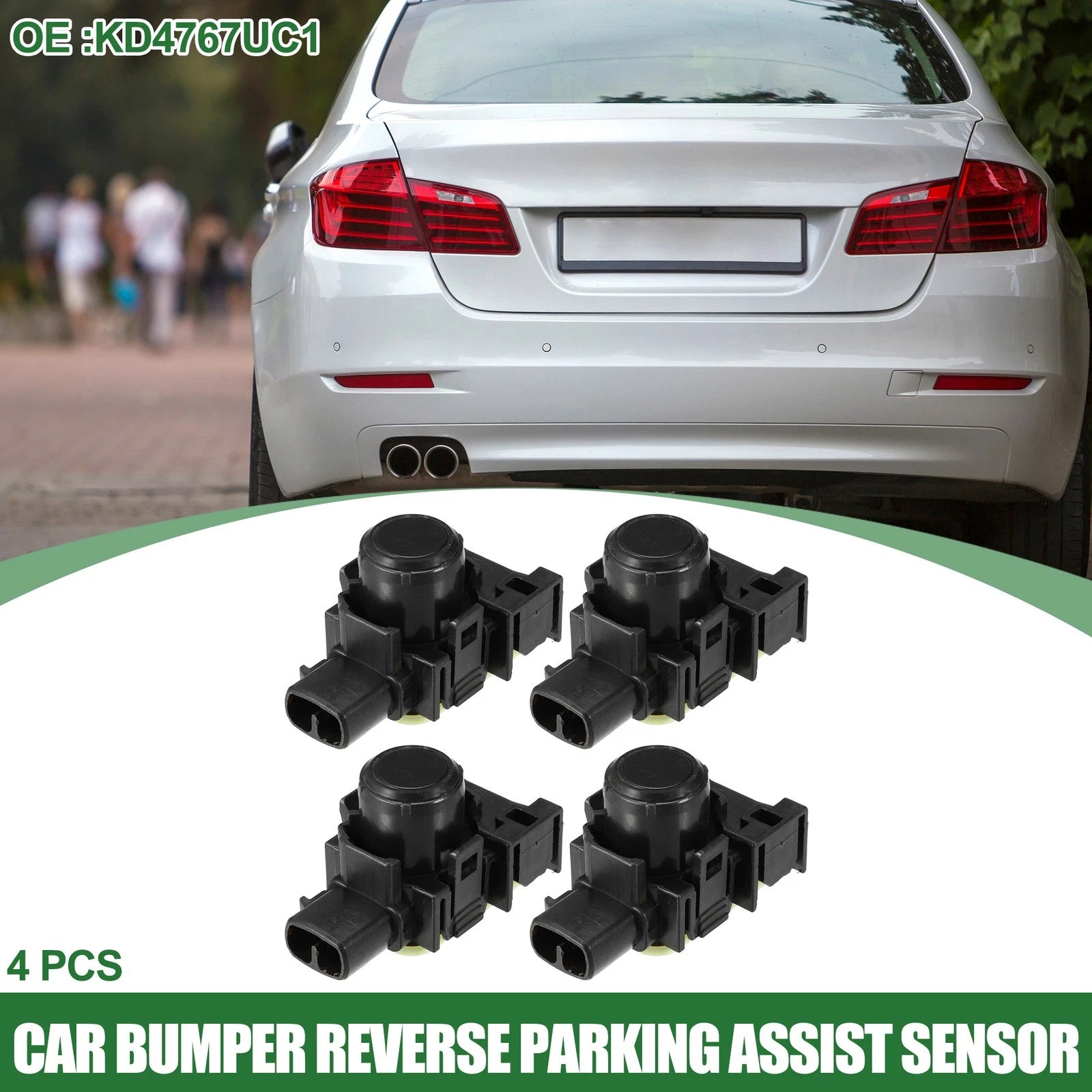Rear Bumper Park Assist Object Sensors 4pcs for Mazda CX-5 (2019–2023)