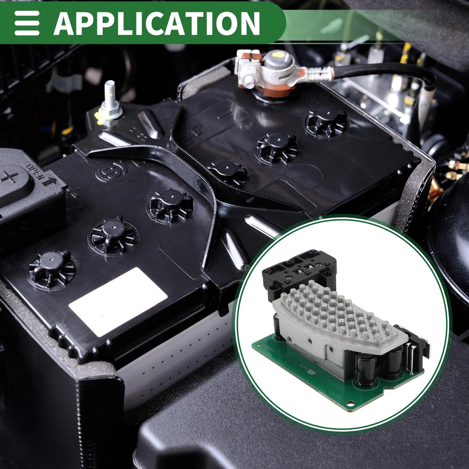 HVAC Blower Motor Resistor Replacement for Toyota Highlander (2010–2017)