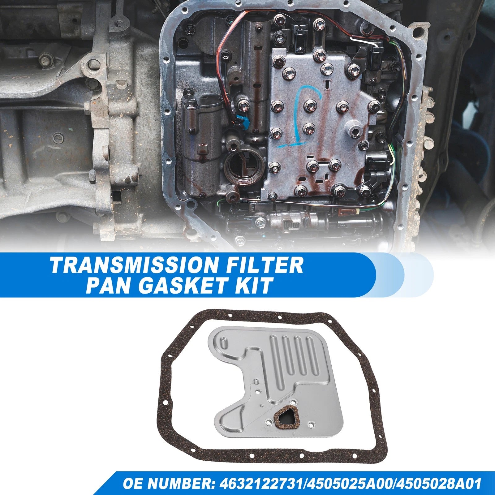 Car Transmission Filter Oil Pan Gasket Kit Replacement for Hyundai (2011–2014)
